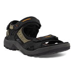 ECCO Yucatan Sandal (Offroad) Leather black/green Men's